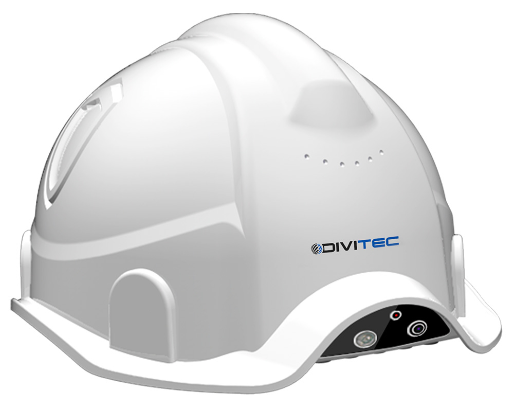 DIVITEC DT-HFV-H400 Высокотехнологичная каска с интегрированной системой видеорегистрации и связи