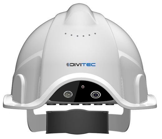 DIVITEC DT-HFV-H400 Высокотехнологичная каска с интегрированной системой видеорегистрации и связи