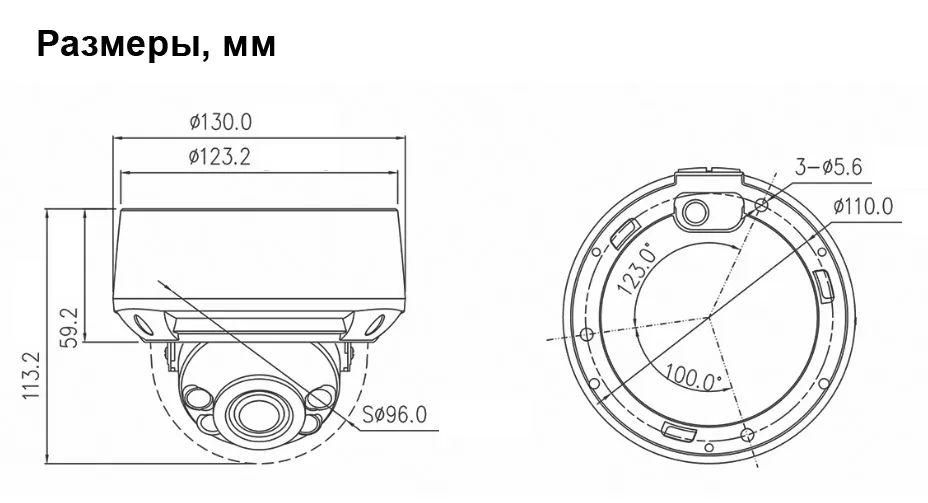 IP камера DIVITEC DS-IPD8046EE-DMZ